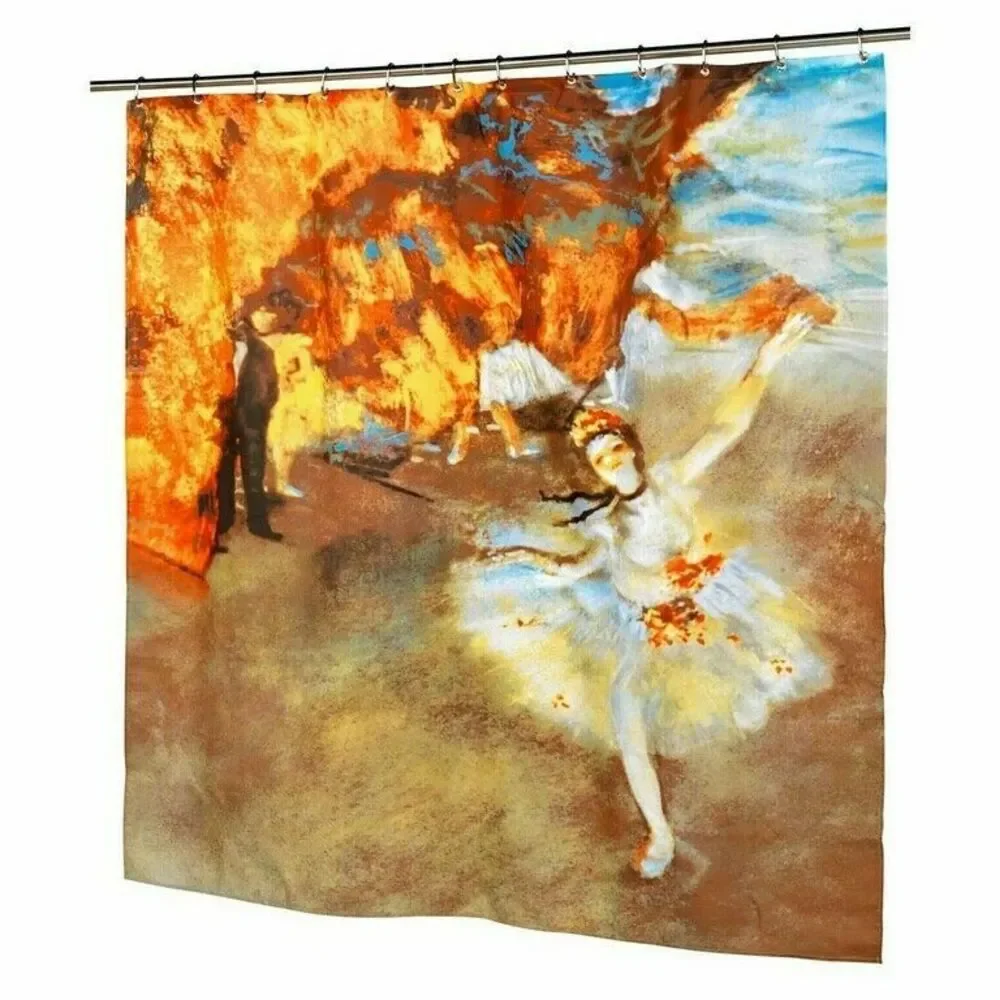 Ballerina Fabric Shower Curtain Degas 